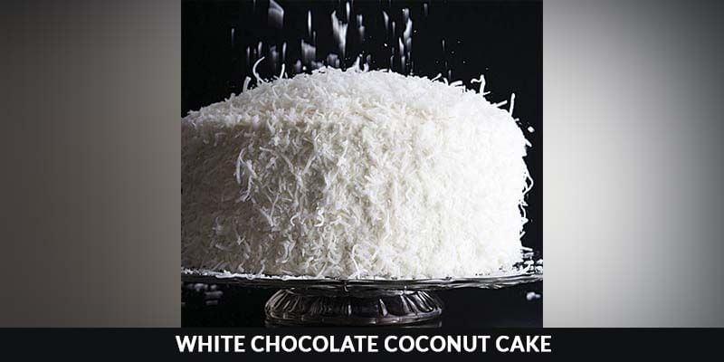 White Chocolate Coconut Cake